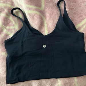Lululemon navy blue align crop top